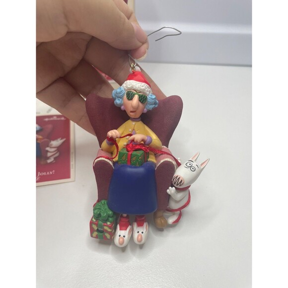 Hallmark Keepsake Maxine and Floyd Christmas Ornament I Dont Do Jolly with Sound - Picture 2 of 8